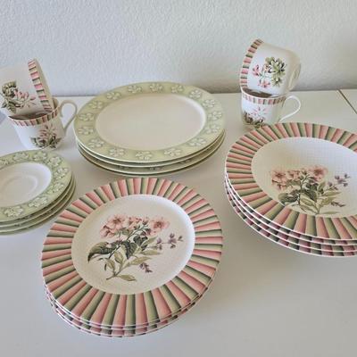Lenox "Herbal Garden" – European Garden Collection – 20-Piece Dinnerware Set