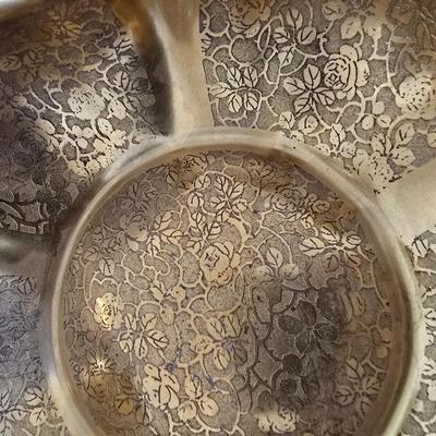 Antique RS Germany Pickard-Style Gold Etched Serving Set