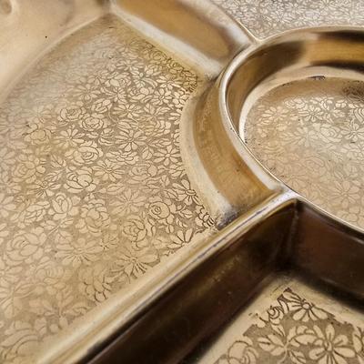 Antique RS Germany Pickard-Style Gold Etched Serving Set