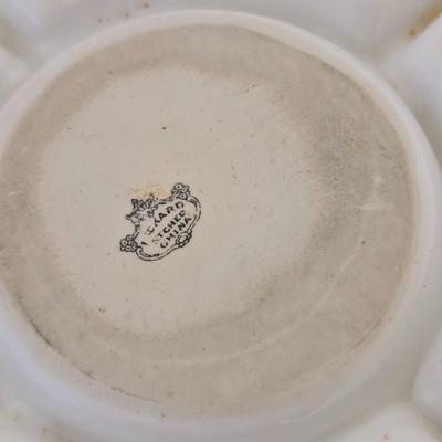 Antique RS Germany Pickard-Style Gold Etched Serving Set