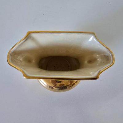 Pearl China Co. 22kt Gold marked Vase with Salt & Pepper Shakers