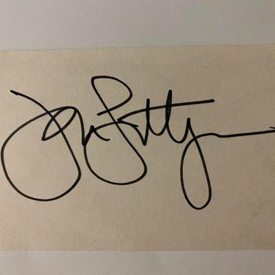 John Lithgow signature cut
