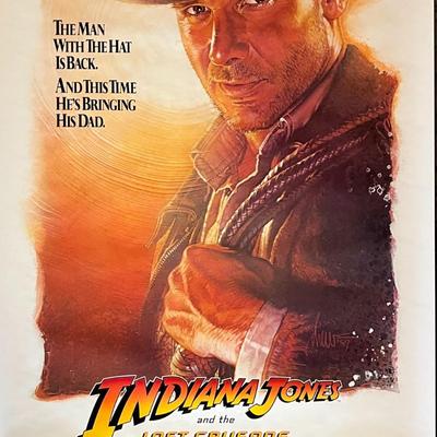Indiana Jones and the Last Crusade 1988 original vintage movie poster
