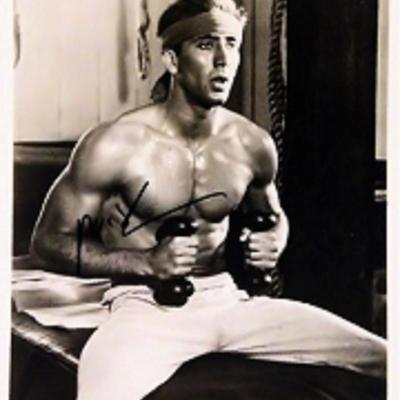 Nicholas Cage signed photo