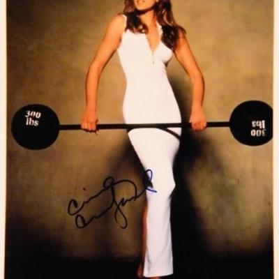Cindy Crawford signed promo photo