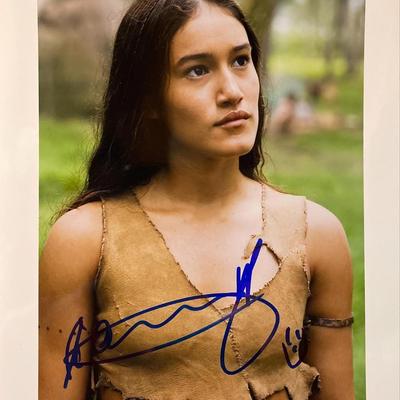 The New World Q'orianka Kilcher signed movie photo