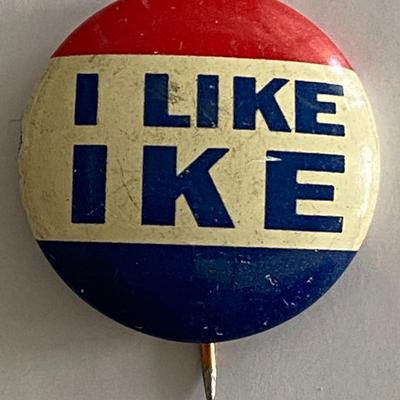 I Like Ike campaign pin