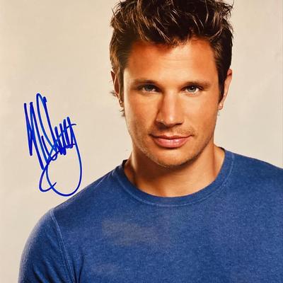 Nick Lachey signed photo