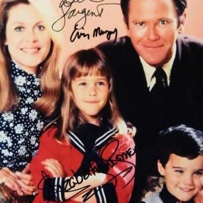 Bewitched signed family portrait photo