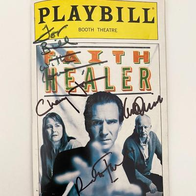 Faith Healer signed Playbill
