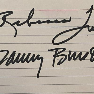 Danny Bonaduce original signature