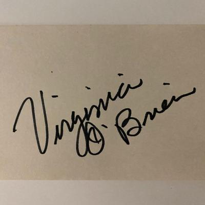 Virginia O'Brien signature cut