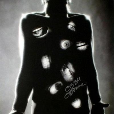 Ozzy Osbourne signed "Ozzmois" promo poster