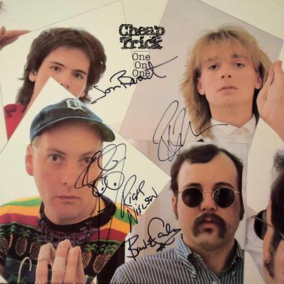 Cheap Trick One On One signed album