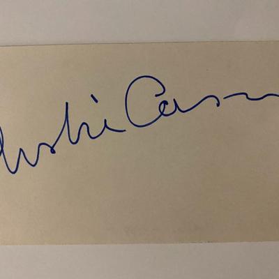 Leslie Caron signature cut