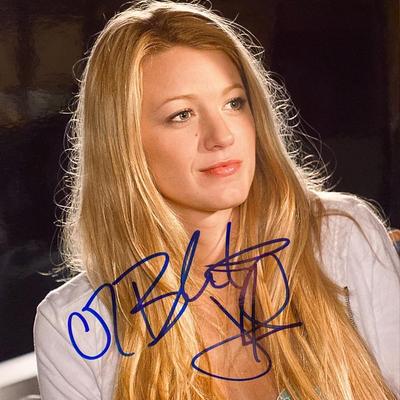 Blake Lively signed photo
