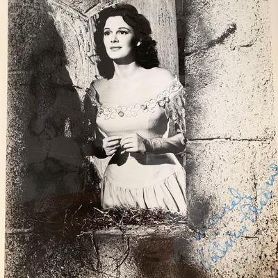 The Black Knight Patricia Medina signed movie photo
