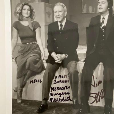Those Amazing Animals Burgess Meredith and Jim Stafford signed photo