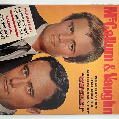 David McCallum Signed McCallum and Vaughn Magazine.