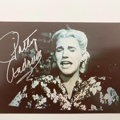 Patty Andrews signed photo