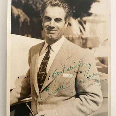 Charles Kovin signed photo