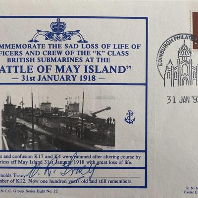 Owen Reynolds Tracy signed First Day Cover