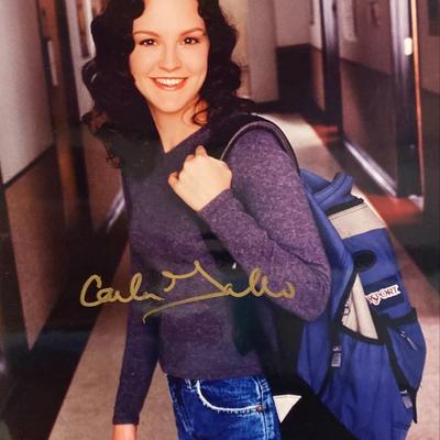 Bones Carla Gallo signed photo