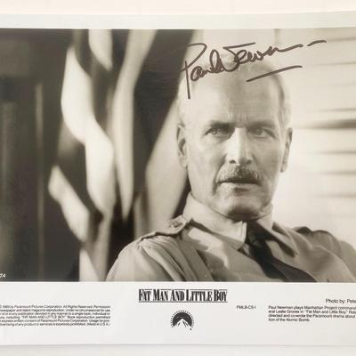Paul Newman signed photo