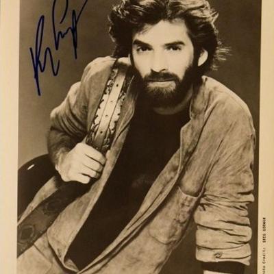 Kenny Loggins signed promo photo