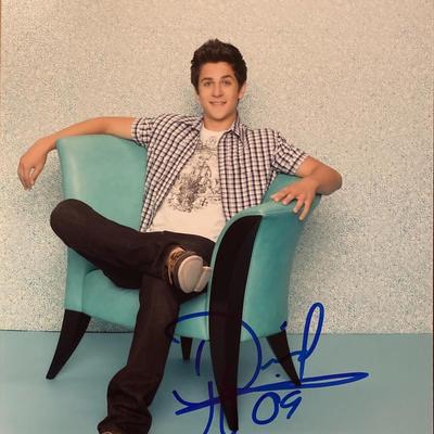 David Henrie signed photo