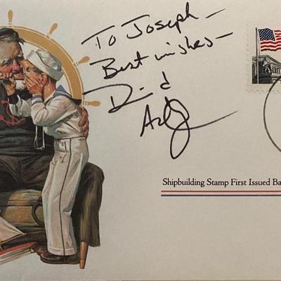 David Ackroyd signed first-day cover