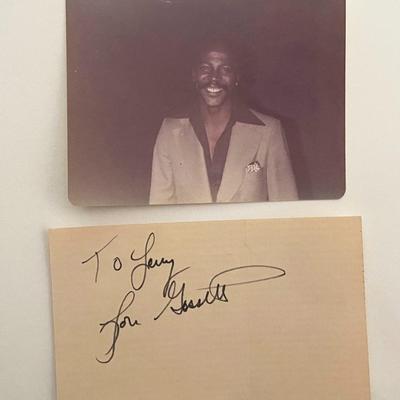 Louis Gossett Jr. photo and original signature