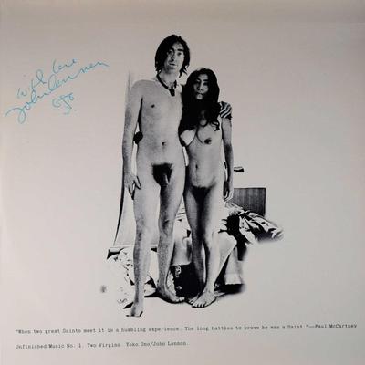 John Lennon signed Two Virgins album