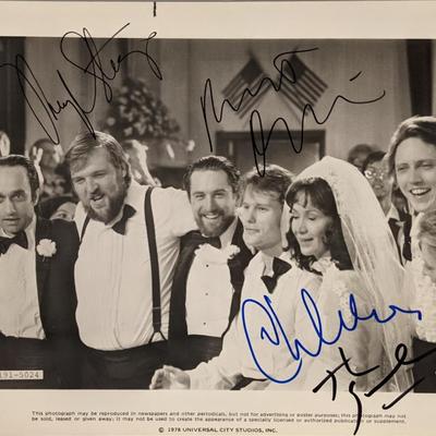 The Deer Hunter cast signed photo