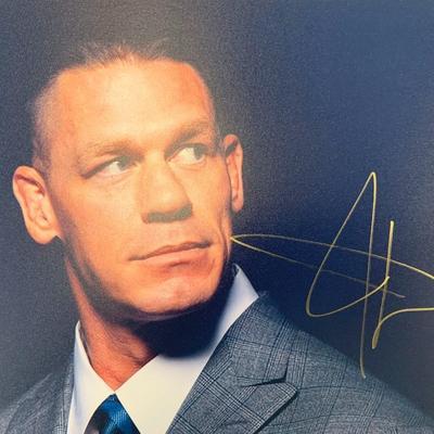 John Cena signed photo