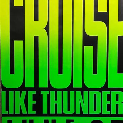 Days of Thunder 1990 Teaser Original Movie Poster