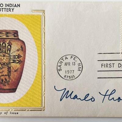 Marlo Thomas signed cover