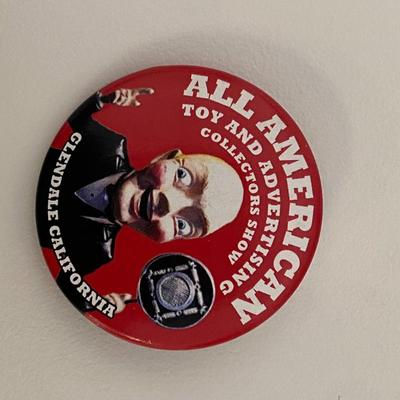 All American Toy and Advertising pin