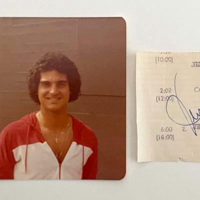 Jerome Stocco photo with original signature