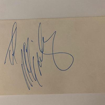 Married With Childrens Ted McGinley signature cut