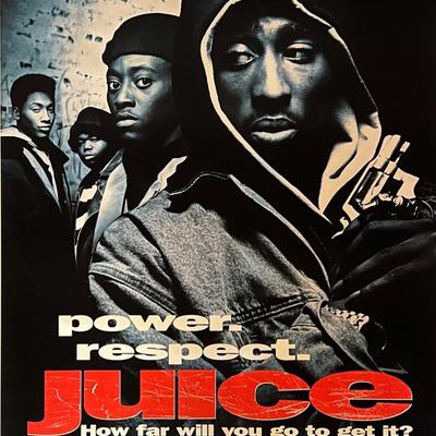 Rare Tupac Shakur Juice Banned Original Movie Poster