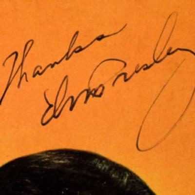 Elvis Presley signed Frankie And Johnny album