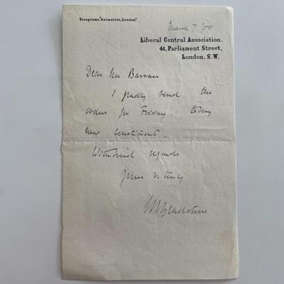 British parliament signed note