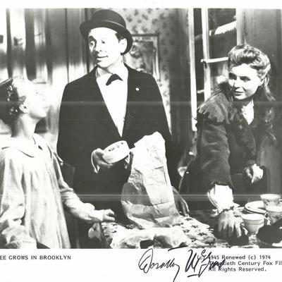 Dorothy McGuire signed photo