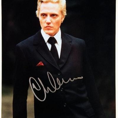 Christopher Walken signed photo