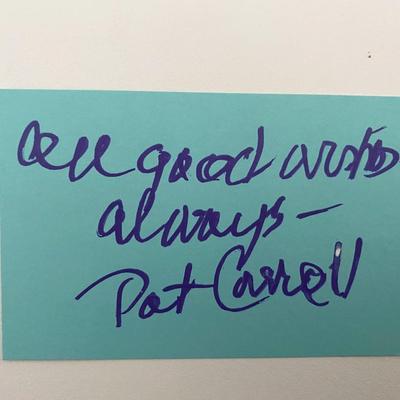 The Little Mermaid Pat Carroll original signature
