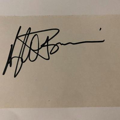 Hugh O'Brian signature cut