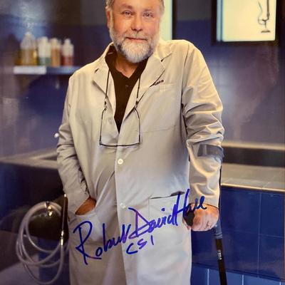 CSI: Crime Scene Investigation Robert David Hall
signed photo