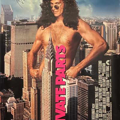 Howard Stern signed original 1997 Private Parts movie poster.