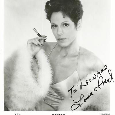 Santa Barbara Louise Sorel signed photo